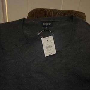 J. Crew Charcoal Knit Pullover